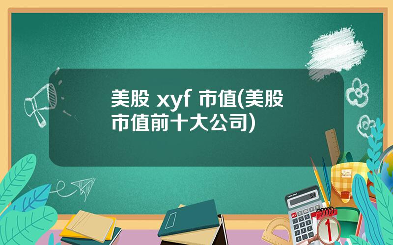 美股 xyf 市值(美股市值前十大公司)